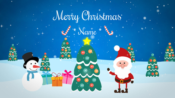 Merry Christmas Openers template preview