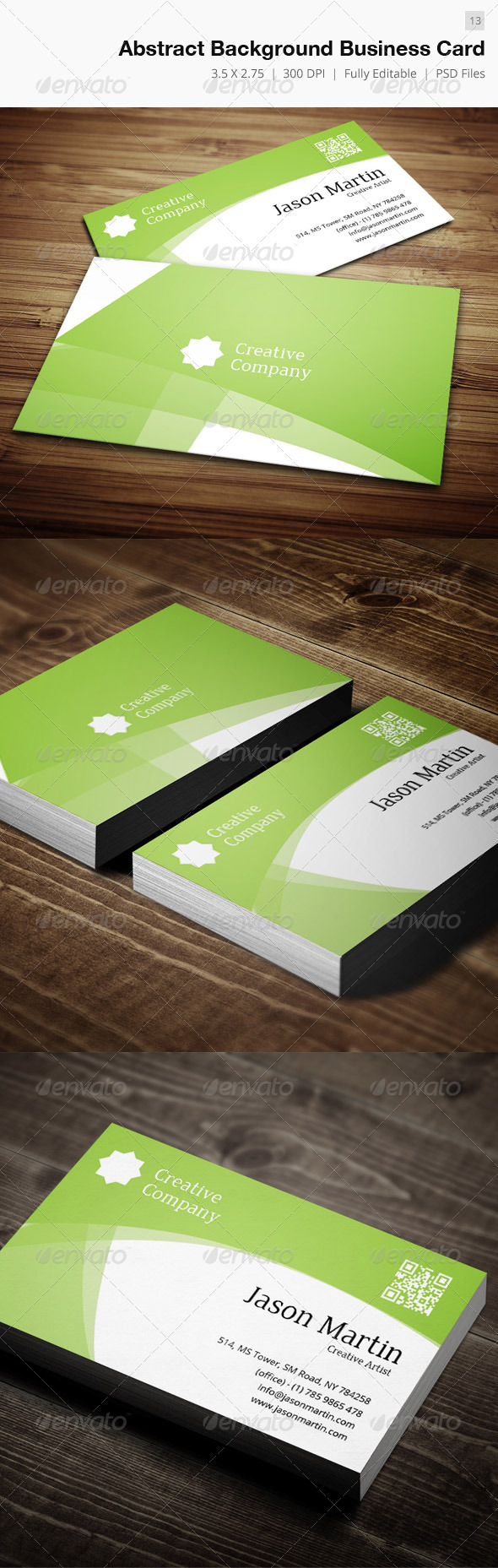 Abstract Background Business Card - 13 - Creative Business Cards