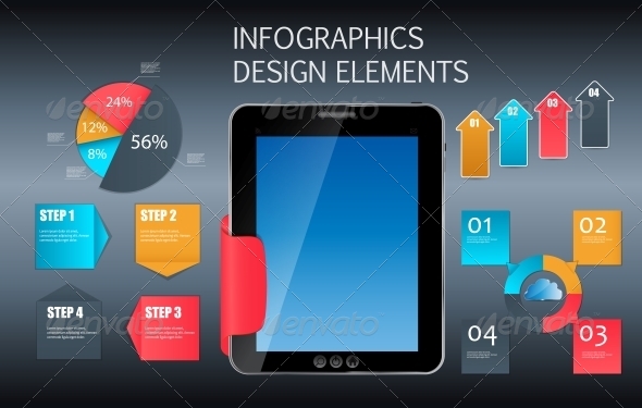 Business Infographic Template - Web Technology