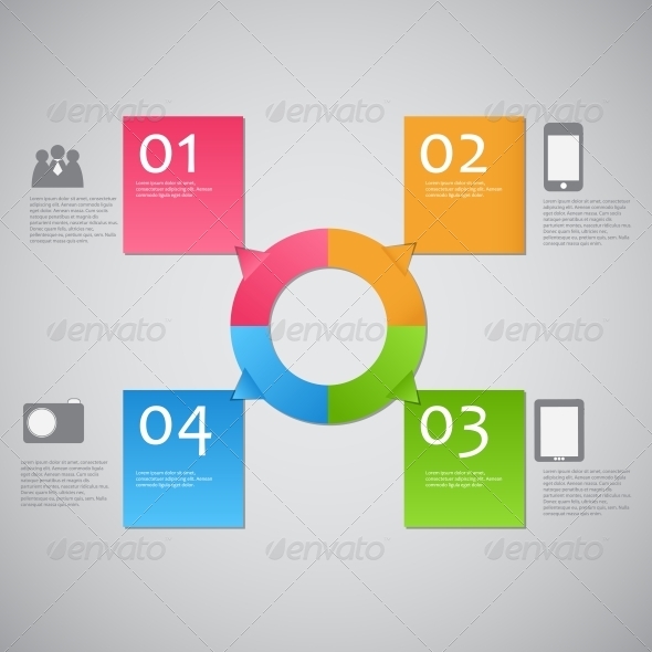 Infographic Template - Web Technology