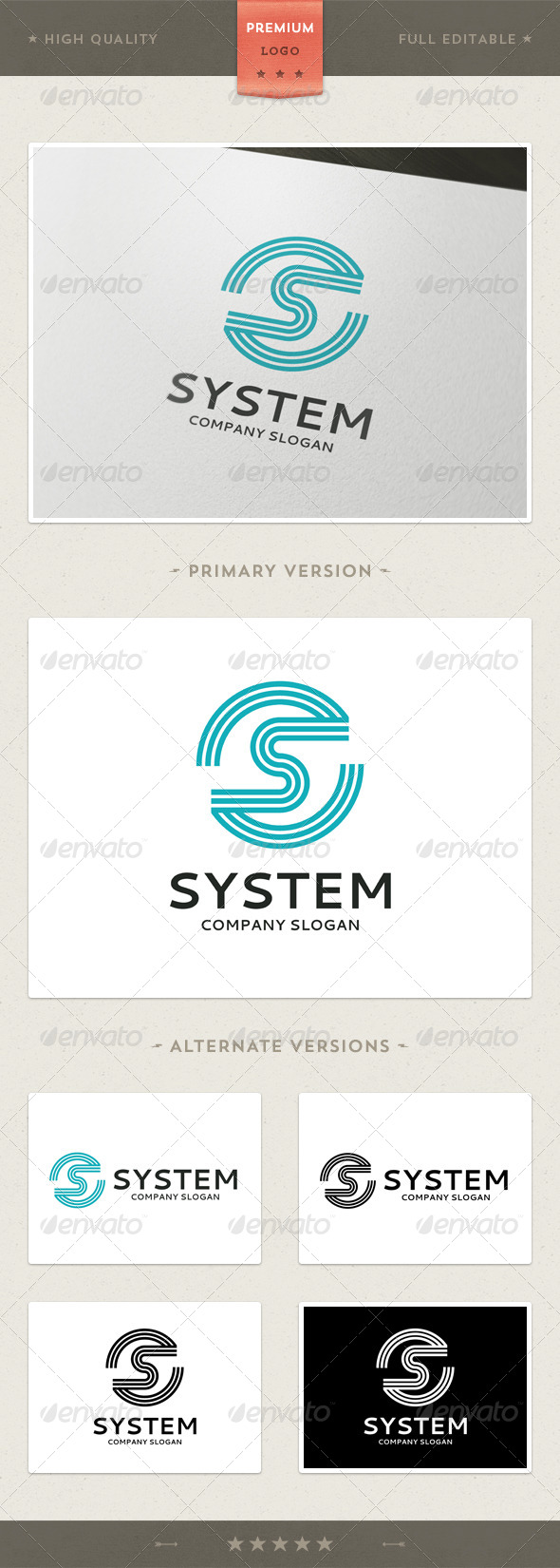 S Letter Logo Template - Letters Logo Templates