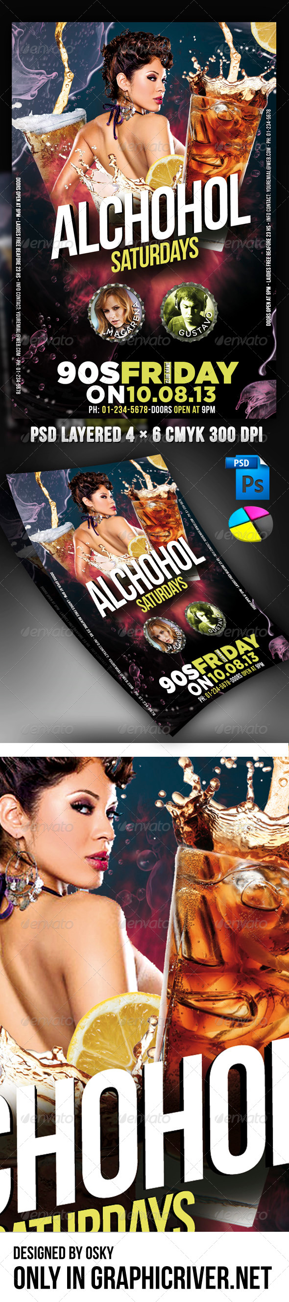 Alcohol Saturday Party - Clubs & Parties Events