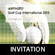 Golf Invitation Card Envelope Template