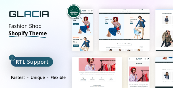 Glacia - Fashion Shopify Theme 2.0