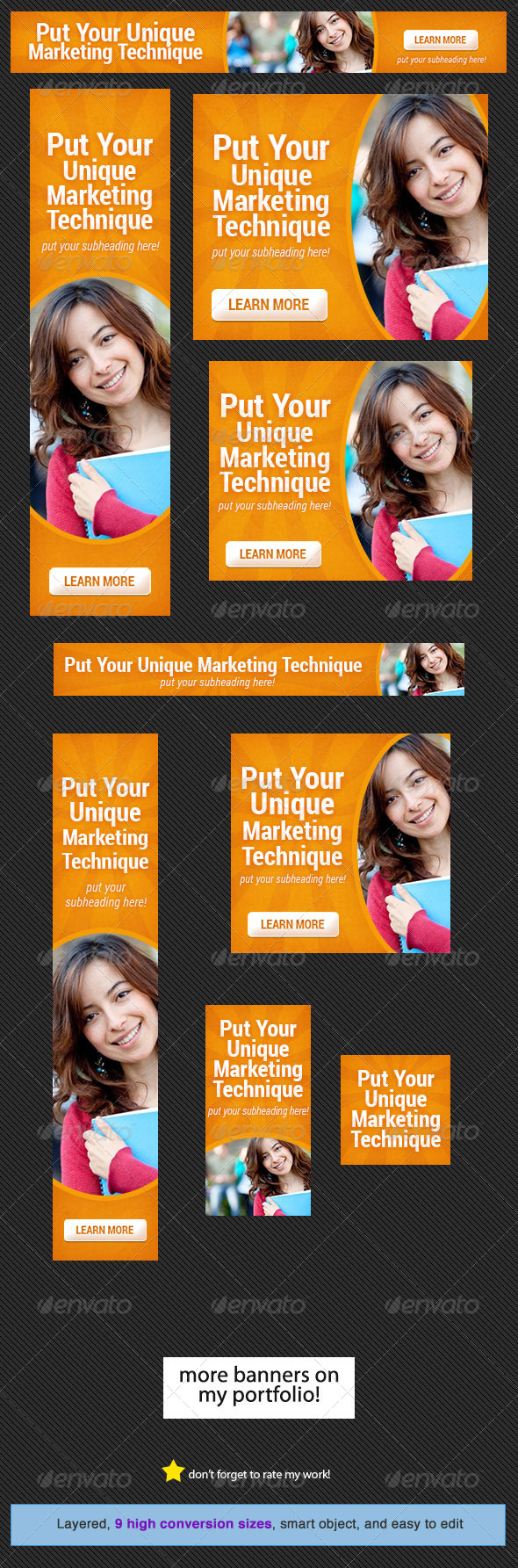 Corporate Web Banner Design Template 13 - Banners & Ads Web Elements
