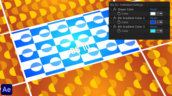 Shy Circles - Abstract Background Loops Elements template preview