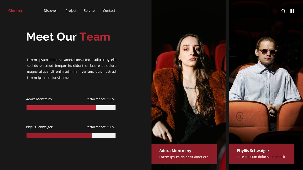 Cinema - Movie Google Slide Templates, Presentation Templates ...