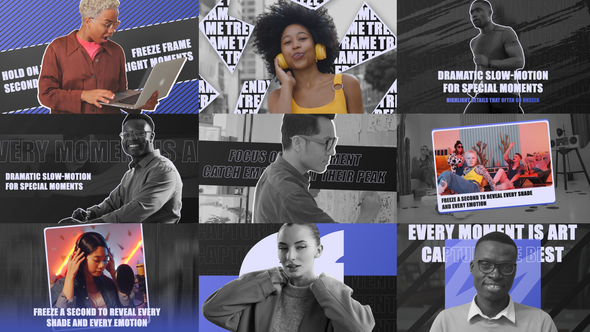 Style Freeze Frame Elements template preview