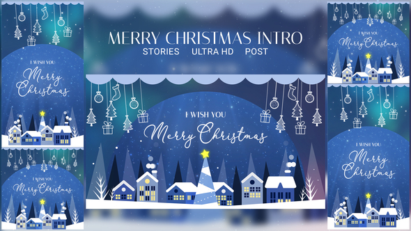 Christmas Instagram & New Year Instagram 2026 Openers template preview