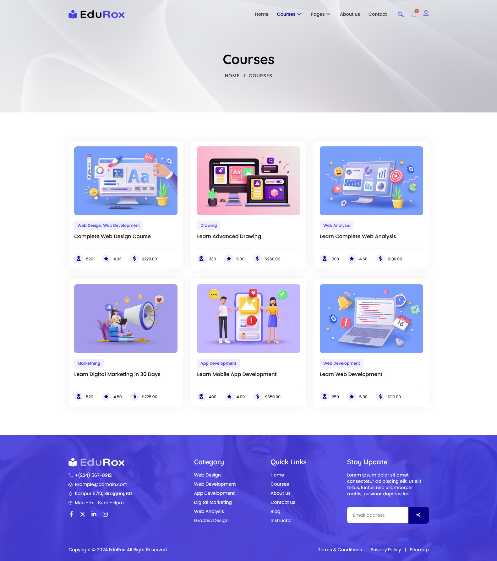 EduRox - Online Course & Education Elementor Pro Template Kit by Rox_Themes
