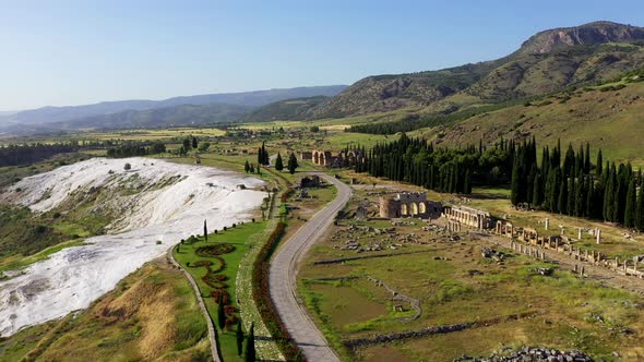 Ancient ruins of Hierapolis. alt
