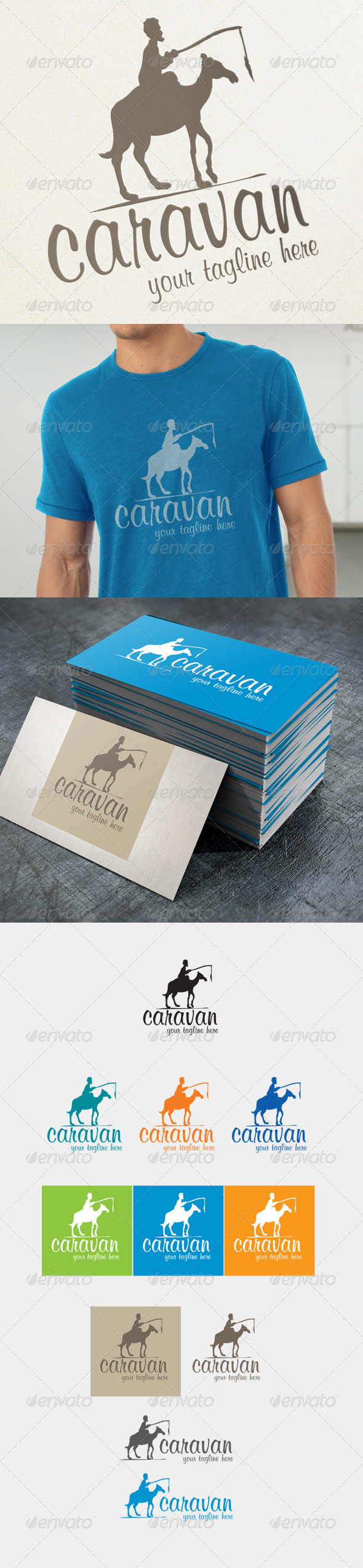 Caravan - Animals Logo Templates