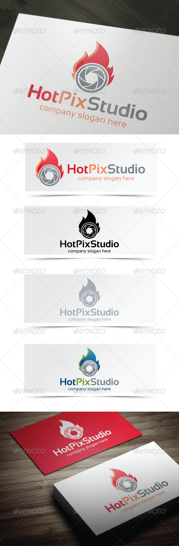Hot Pix Studio - Objects Logo Templates