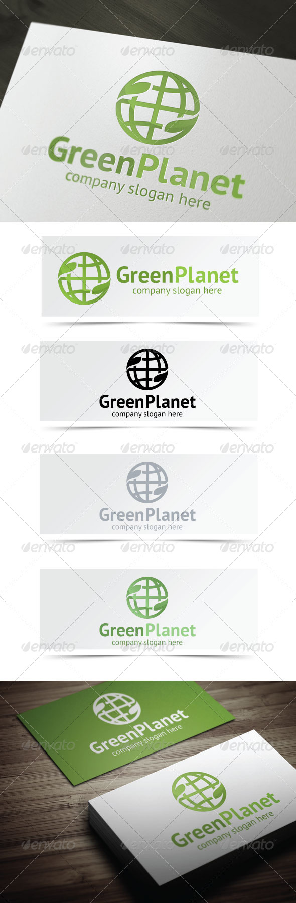 Green Planet - Nature Logo Templates
