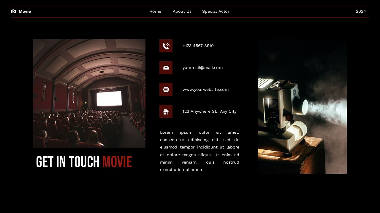 Movie - Movie Google Slide Templates, Presentation Templates | GraphicRiver