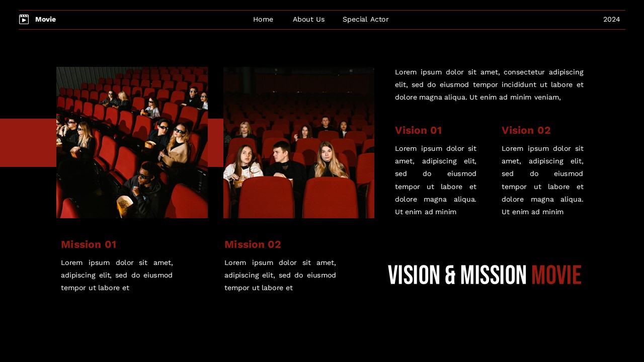 Movie - Movie Google Slide Templates, Presentation Templates | GraphicRiver