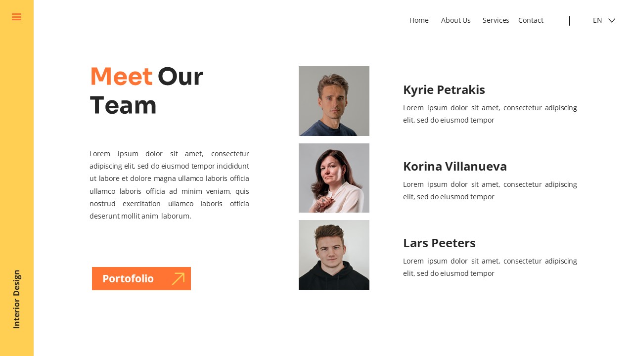 Interior Design - House Powerpoint Templates, Presentation Templates