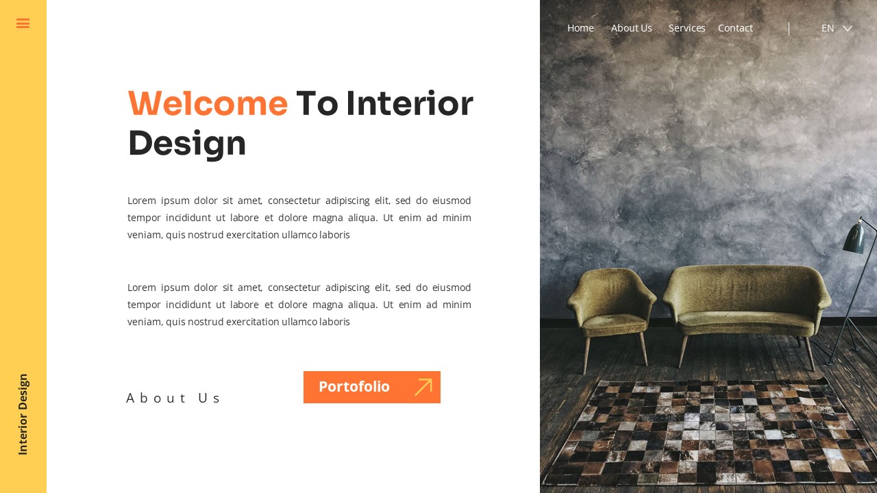 Interior Design - House Keynote Templates, Presentation Templates ...