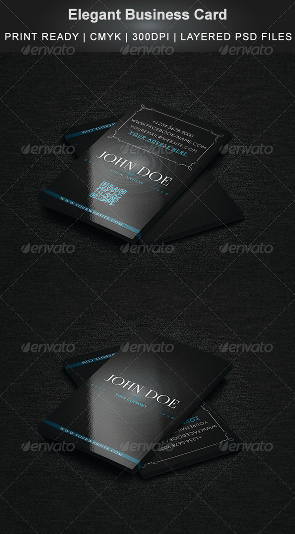 Elegant Business Card - Business Cards Print Templates