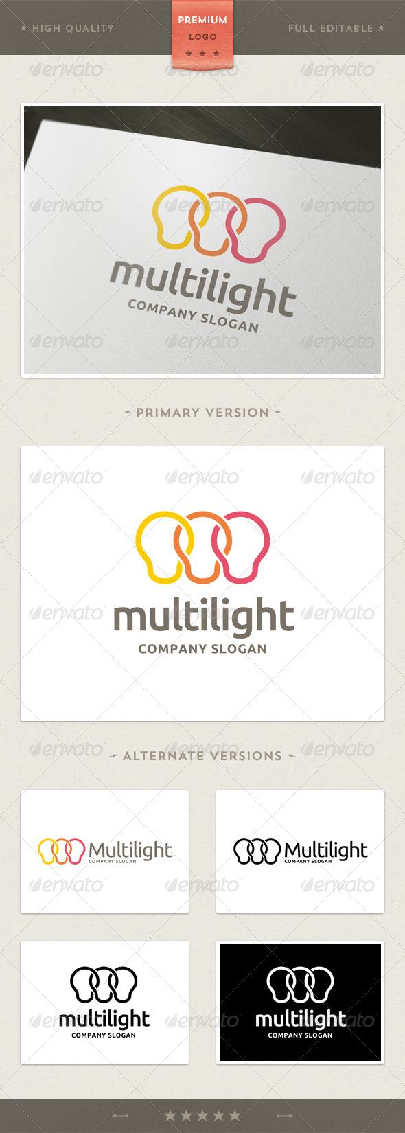 Multilight - Objects Logo Templates