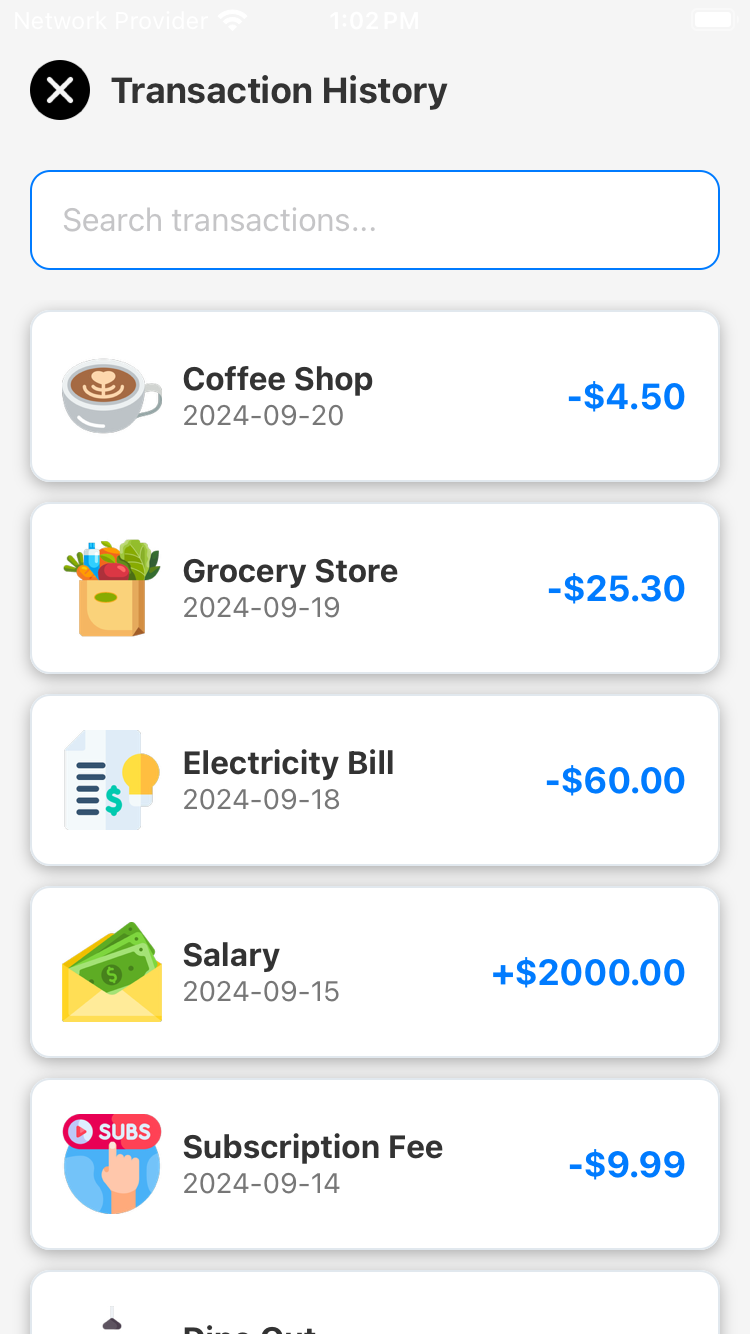 React Native Digital Wallet App UI - Full Set of Screens for Seamless Mobile Payments - 12