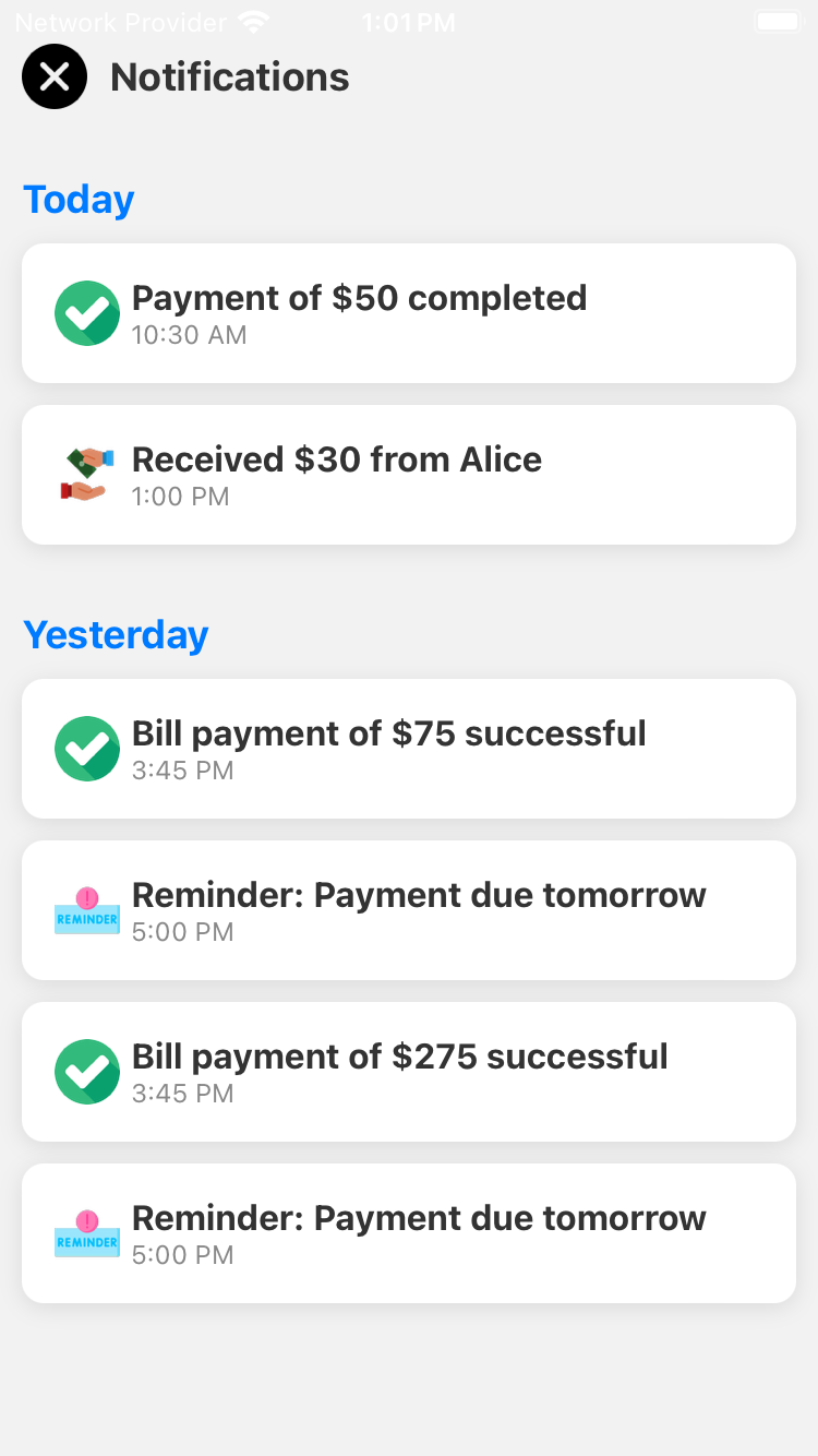 React Native Digital Wallet App UI - Full Set of Screens for Seamless Mobile Payments - 9