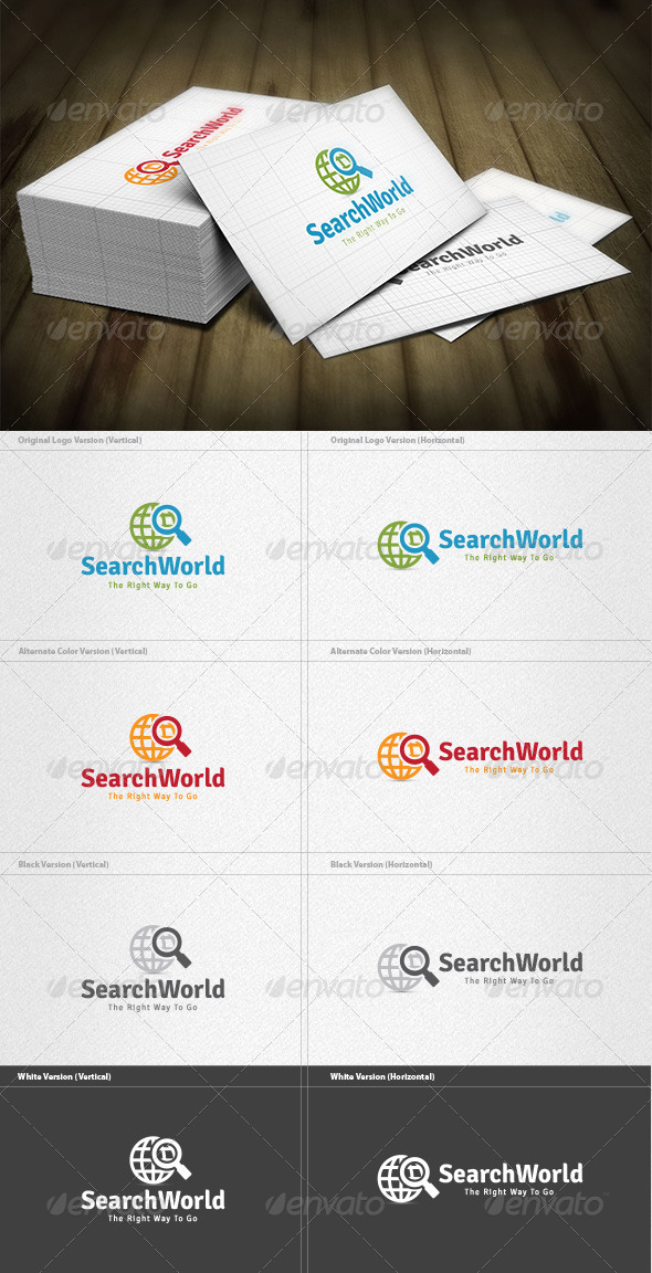 Search World Logo - Symbols Logo Templates