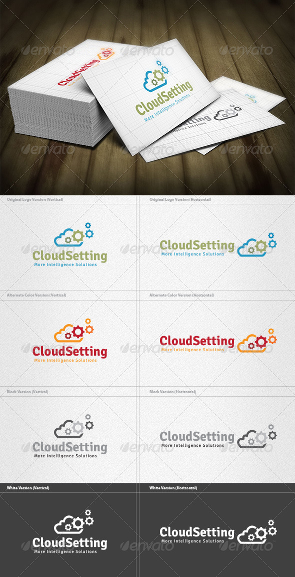 Cloud Setting Logo - Symbols Logo Templates