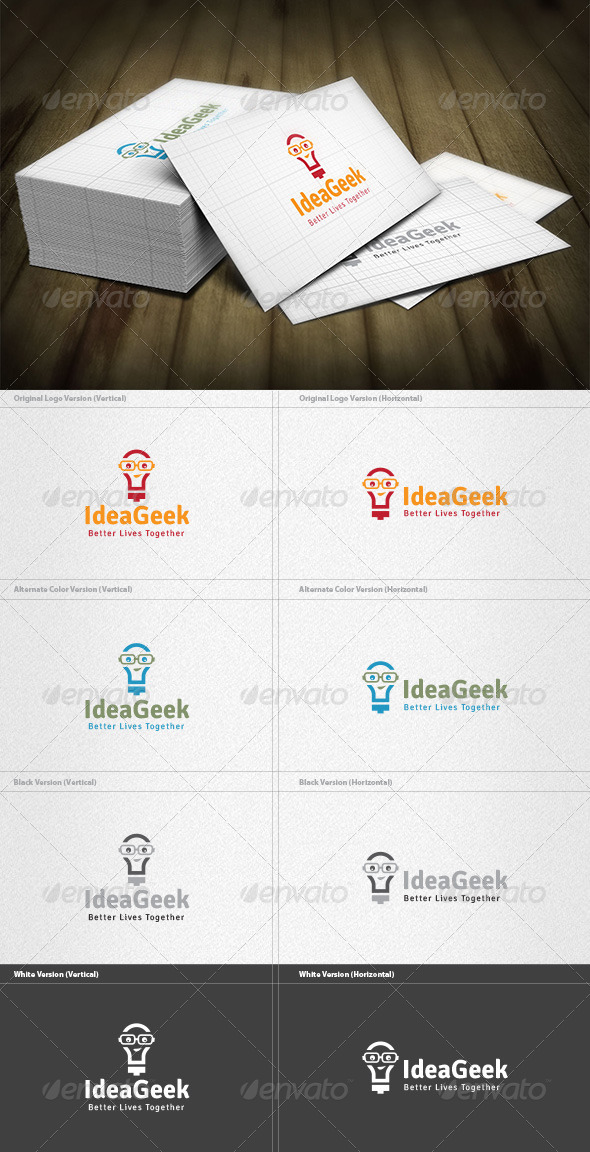 Idea Geek Logo - Humans Logo Templates