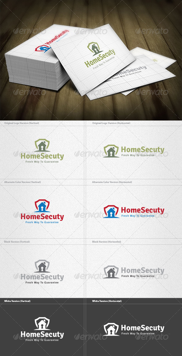 Home Security Logo - Buildings Logo Templates