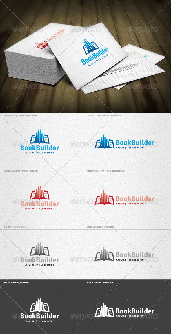 Book Builder Logo - Buildings Logo Templates