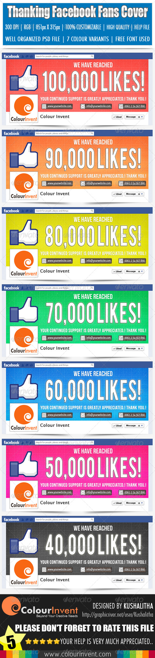 Thanking Facebook Fans Cover - Facebook Timeline Covers Social Media