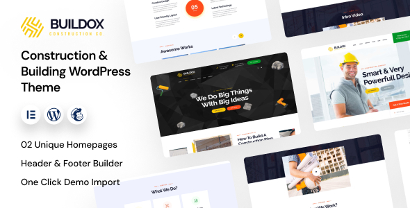 Buildox - Construction and Building WordPress Theme