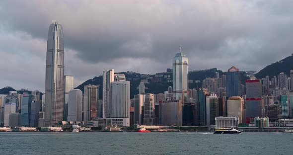 Hong Kong urban skyline alt
