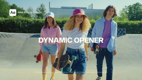 Dynamic Opener Promo Openers template preview