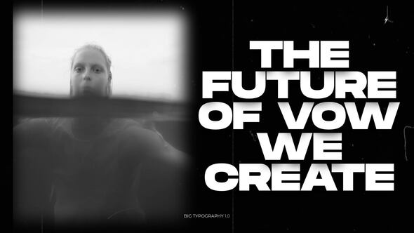 Big Typography Titles template preview