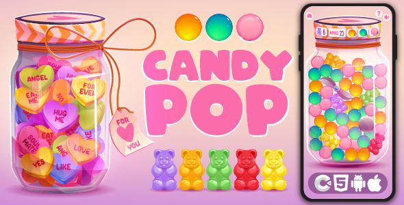 Candy Pop - HTML5 Game, Construct 3