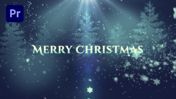 Christmas Wishes | Christmas Titles Premiere Pro template preview