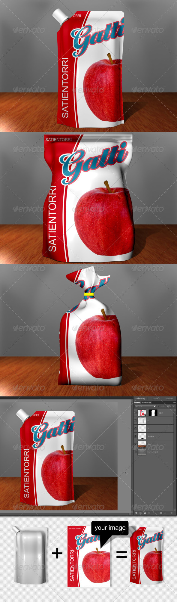 Product Mock-up - Food and Drink Packaging