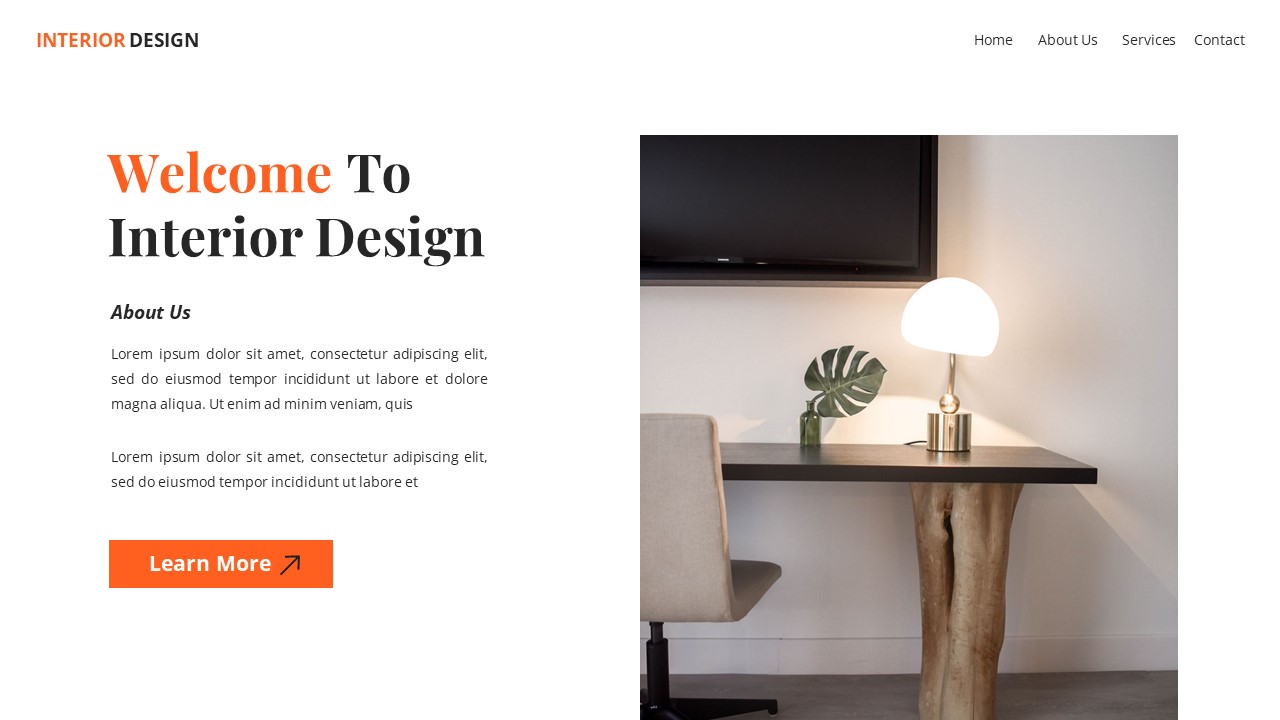 Interior Design - House Keynote Templates, Presentation Templates ...