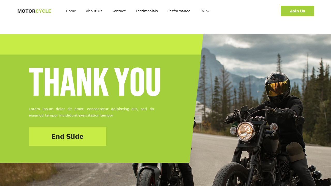 Motorcycle - Motorcycle Keynote Templates, Presentation Templates ...