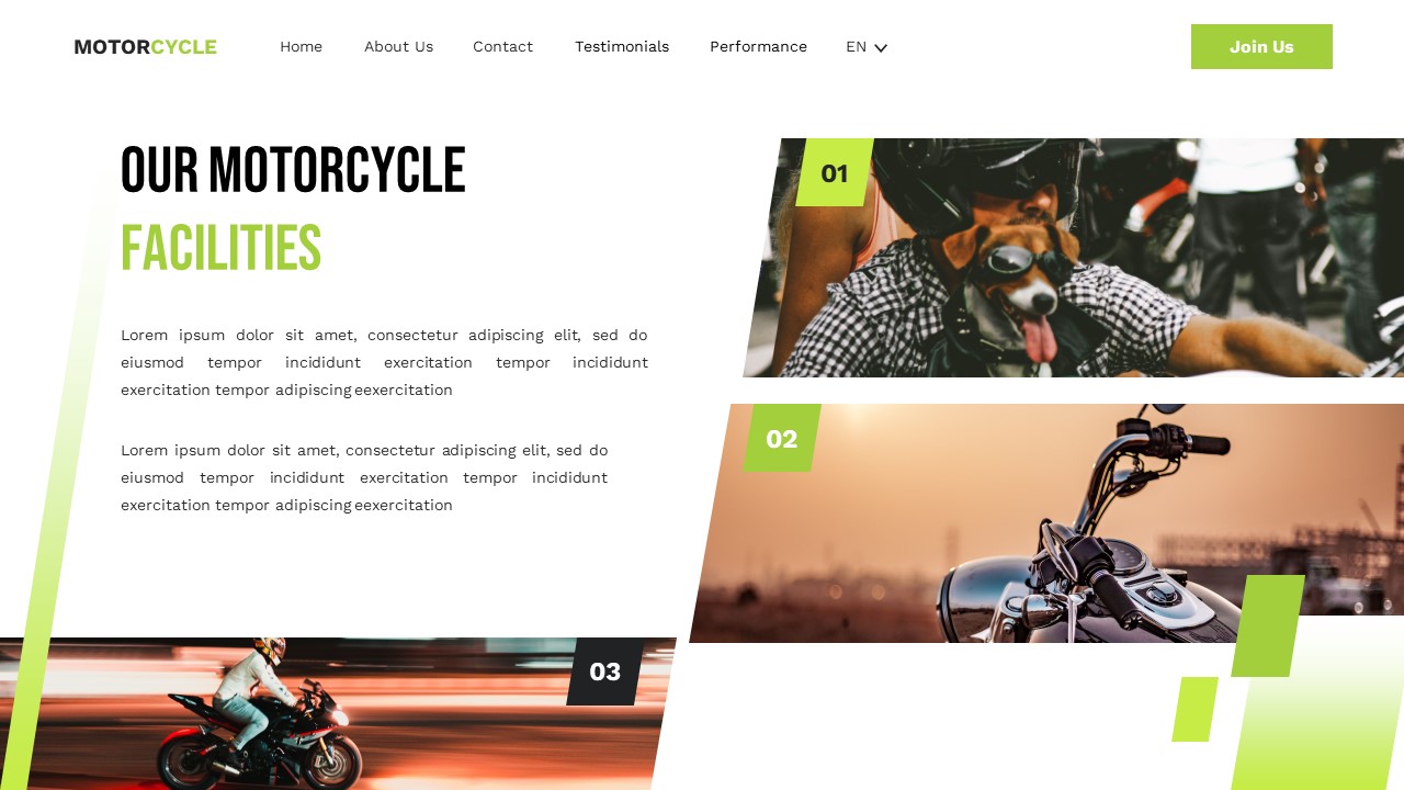 Motorcycle - Motorcycle Keynote Templates, Presentation Templates ...