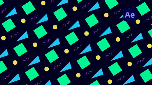 Looping Back grounds Elements template preview