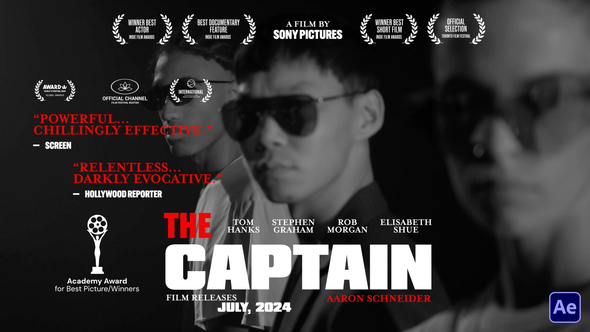 Focal Cinematic Title Titles template preview