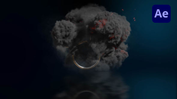 Exploding Logo Reveal Logo Stings template preview