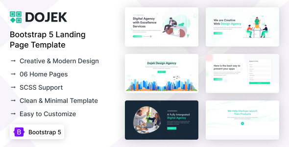 Dojek - Landing Page Template