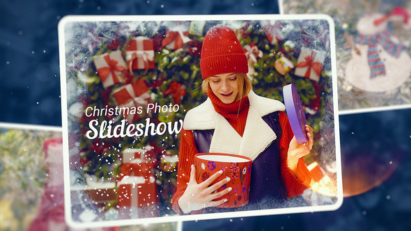 Christmas Photo Slideshow Video Displays template preview