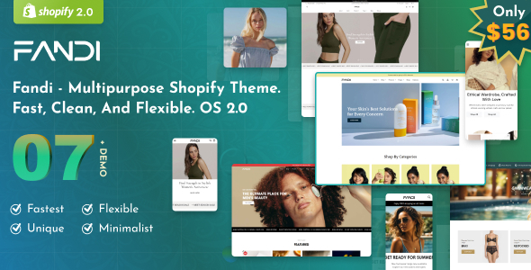 Fandi - Multipurpose Shopify Theme. Fast, Clean, and Flexible. OS 2.0