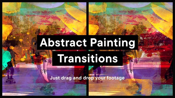 Abstract Painting Transition Template Elements template preview