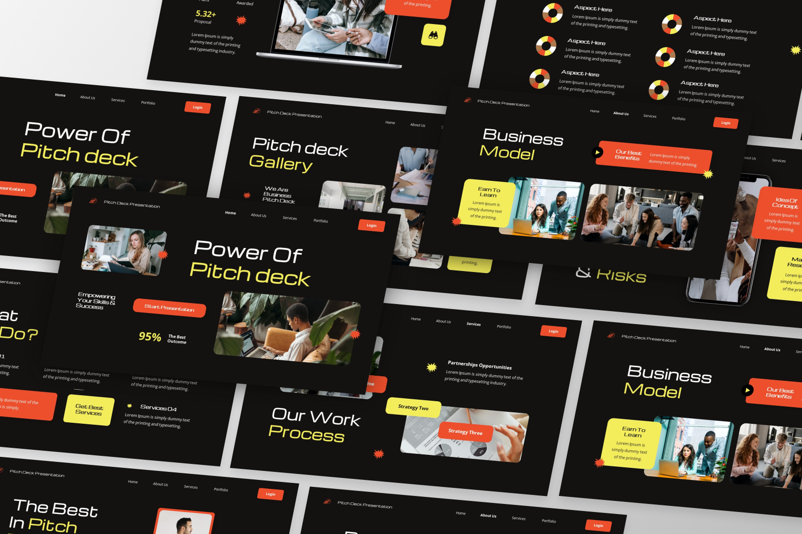 Power Of Pitchdeck - Pitchdeck Keynote Template, Presentation Templates